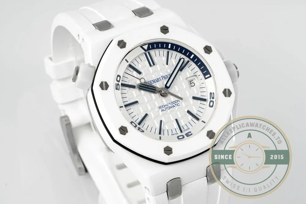 Replica Audemars Piguet Royal Oak Offshore White Dial 42mm 15707CB.OO.A010CA.01 - Affordable Luxury Replica Timepiece