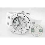 Replica Audemars Piguet Royal Oak Offshore White Dial 42mm 15707CB.OO.A010CA.01 - Luxury Replica Watch
