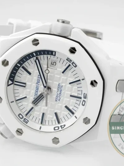 Replica Audemars Piguet Royal Oak Offshore White Dial 42mm 15707CB.OO.A010CA.01 - Luxury Replica Watch