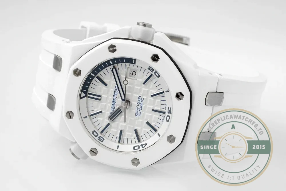 Replica Audemars Piguet Royal Oak Offshore White Dial 42mm 15707CB.OO.A010CA.01 - Luxury Replica Watch