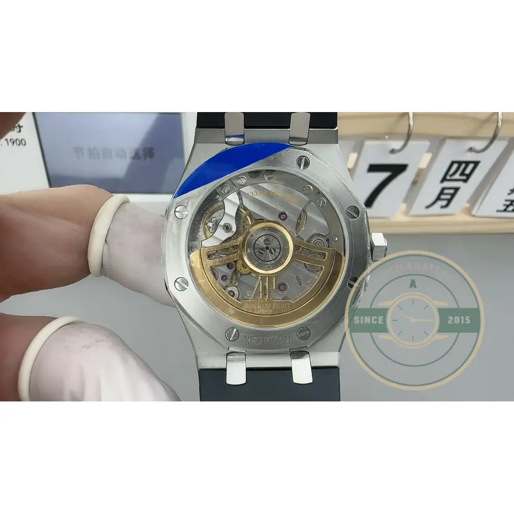 Superclone Audemars Piguet Royal Oak Blue Dial, Rubber 15500ST.OO.1220ST.04 41mm - Luxury Replica Watch