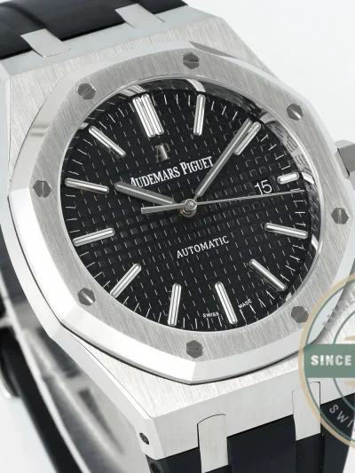 Replica Audemars Piguet Royal Oak Black, Rubber 15400ST.OO.1220ST.01 - 1:1 Swiss Replica Watch