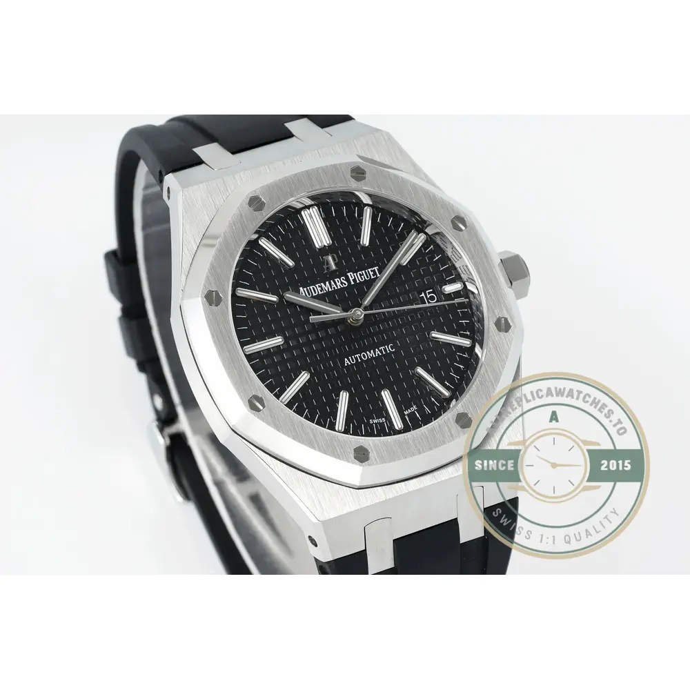 Replica Audemars Piguet Royal Oak Black, Rubber 15400ST.OO.1220ST.01 - 1:1 Swiss Replica Watch