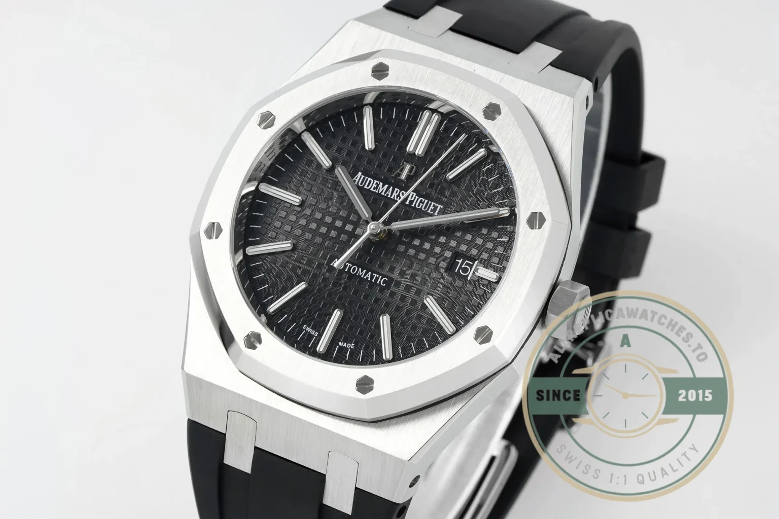 Replica Audemars Piguet Royal Oak Black, Rubber 15400ST.OO.1220ST.01 - Luxury Replica Watch