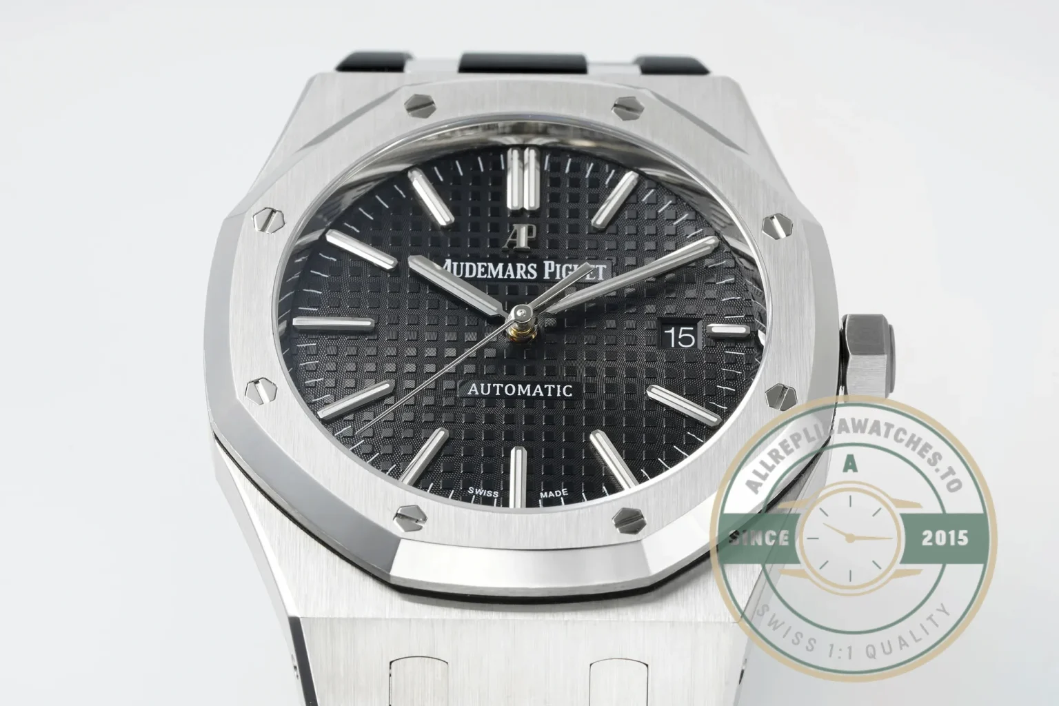 Replica Audemars Piguet Royal Oak Black, Rubber 15400ST.OO.1220ST.01 - Budget Luxury Replica Watch