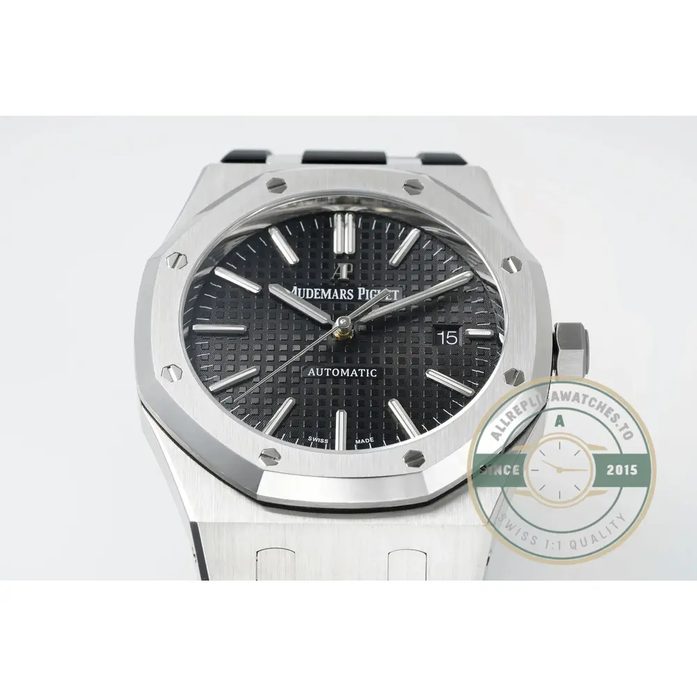 Replica Audemars Piguet Royal Oak Black, Rubber 15400ST.OO.1220ST.01 - Budget Luxury Replica Watch