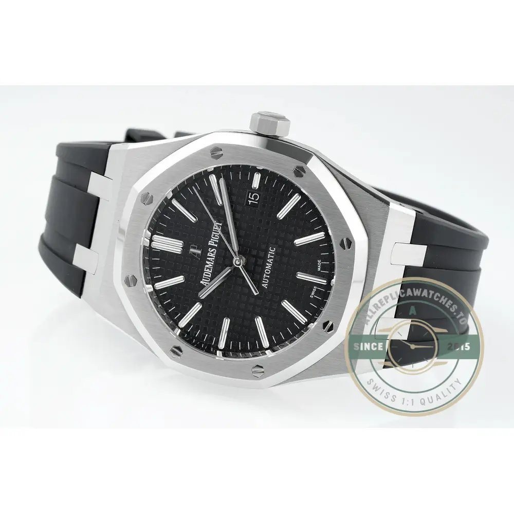 Replica Audemars Piguet Royal Oak Black, Rubber 15400ST.OO.1220ST.01 - High-Grade Replica Watch