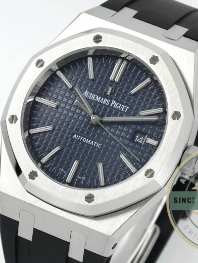 Replica Audemars Piguet Royal Oak Blue, Rubber 15400ST.OO.1220ST.03 - Affordable Super Clone Watch