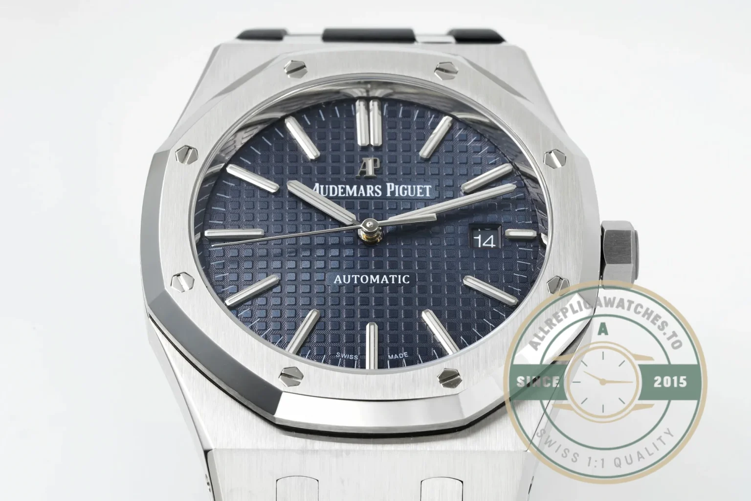 Replica Audemars Piguet Royal Oak Blue, Rubber 15400ST.OO.1220ST.03 - Factory Super Clone Watch