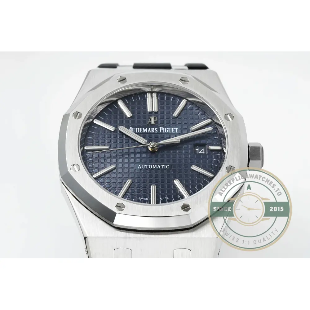 Replica Audemars Piguet Royal Oak Blue, Rubber 15400ST.OO.1220ST.03 - Factory Super Clone Watch