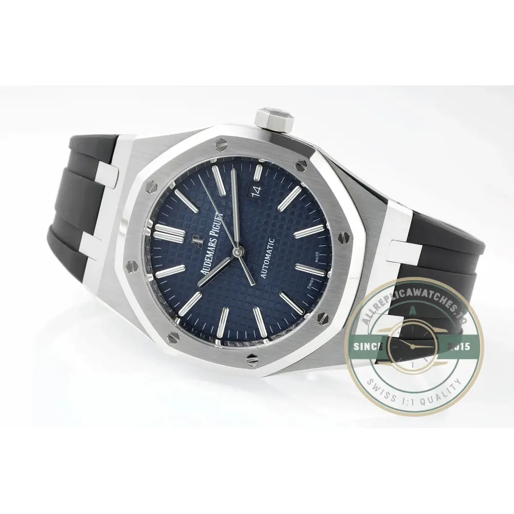 Replica Audemars Piguet Royal Oak Blue, Rubber 15400ST.OO.1220ST.03 - Top-Tier Swiss Replica Watch