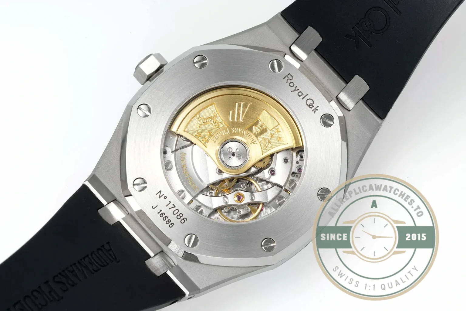 Replica Audemars Piguet Royal Oak Blue, Rubber 15400ST.OO.1220ST.03 - Swiss Movement Replica Watch
