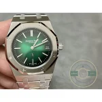 Superclone Audemars Piguet Royal Oak Smoked green, 39 mm Ref. 15202PT.OO.1240PT.01 - Best Quality Replica Watch