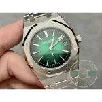 Superclone Audemars Piguet Royal Oak Smoked green, 39 mm Ref. 15202PT.OO.1240PT.01 - Swiss-Made Clone Watch