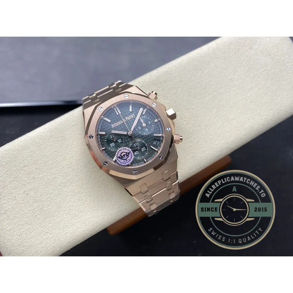 Replica Audemars Piguet Royal Oak Green Dial 26240OR.OO.1320OR.08 - 1:1 Swiss Replica Watch