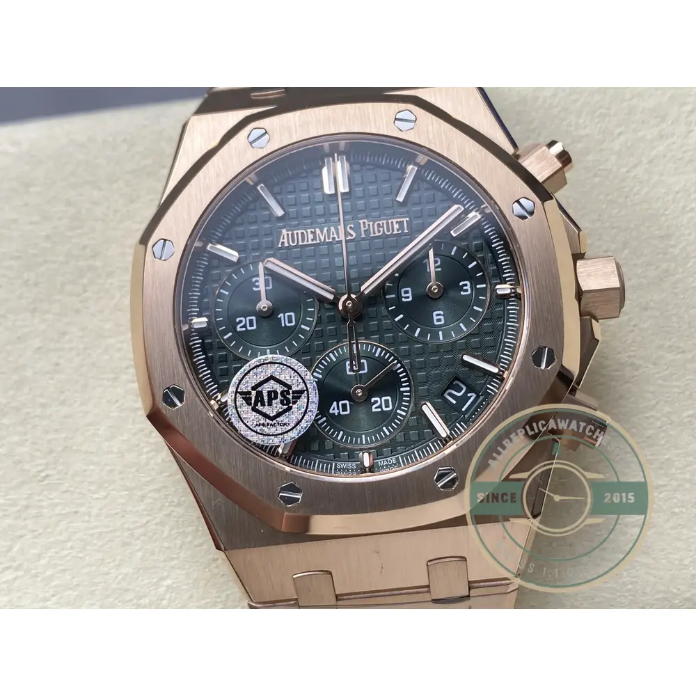 Replica Audemars Piguet Royal Oak Green Dial 26240OR.OO.1320OR.08 - High-Grade Replica Watch