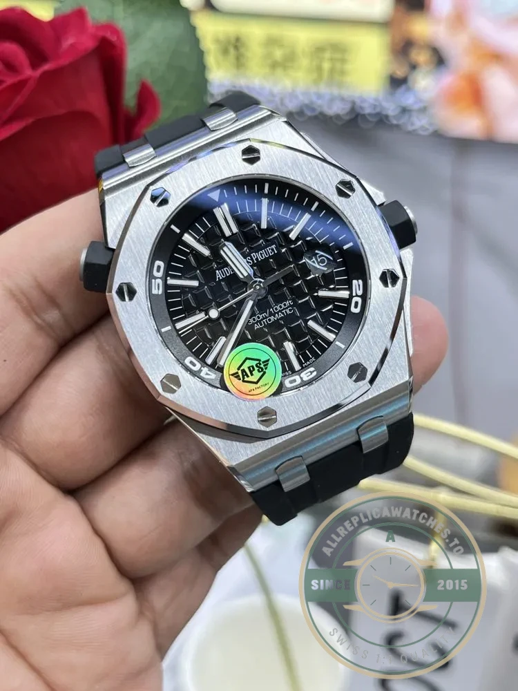 Replica Audemars Piguet Royal Oak Offshore Black Dial 42mm 26408OR.OO.A010CA.01 - Budget Luxury Replica Watch