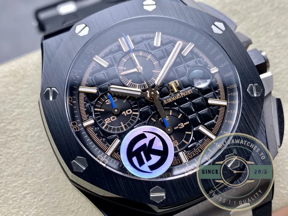 Replica Audemars Piguet Royal Oak Offshore Black Dial 44mm 26405CE.OO.A002CA - Factory Super Clone Watch
