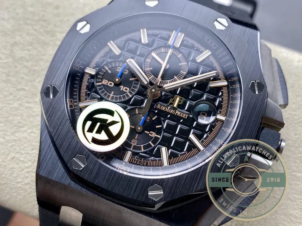 Replica Audemars Piguet Royal Oak Offshore Black Dial 44mm 26405CE.OO.A002CA - Affordable Super Clone Watch