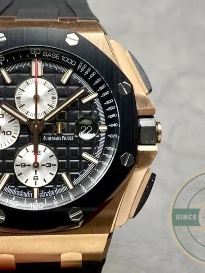 Replica Audemars Piguet Royal Oak Offshore Black Tapisserie Dial 44mm 26401RO.OO.A002CA - Top-Tier Swiss Replica Watch