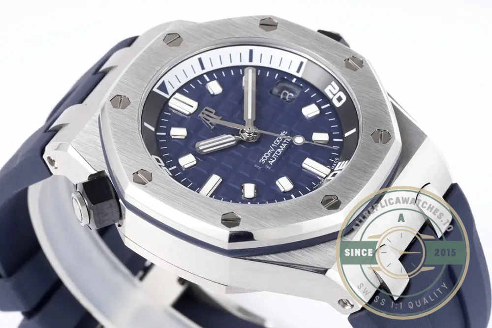 Replica Audemars Piguet Royal Oak Offshore Blue Dial 42mm 15720ST.OO.A027CA.01 - Best Quality Replica Watch