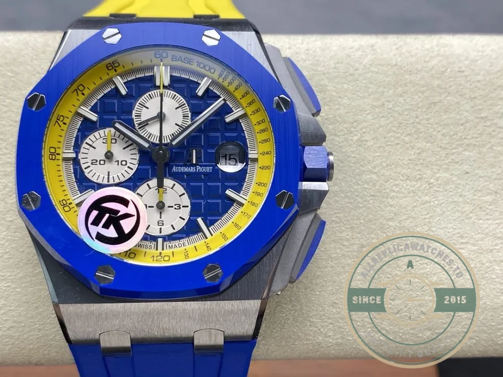 Replica Audemars Piguet Royal Oak Offshore Blue Dial 44mm 26400SO.OO.A057CA.01 - Luxury Replica Watch