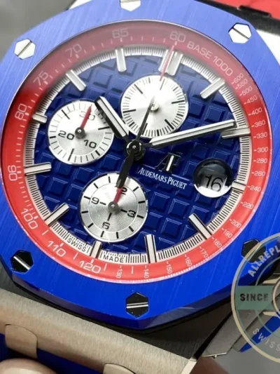 Replica Audemars Piguet Royal Oak Offshore Bright Blue Dial 44mm 26400SO.OO.A502CA.01 - Factory Super Clone Watch