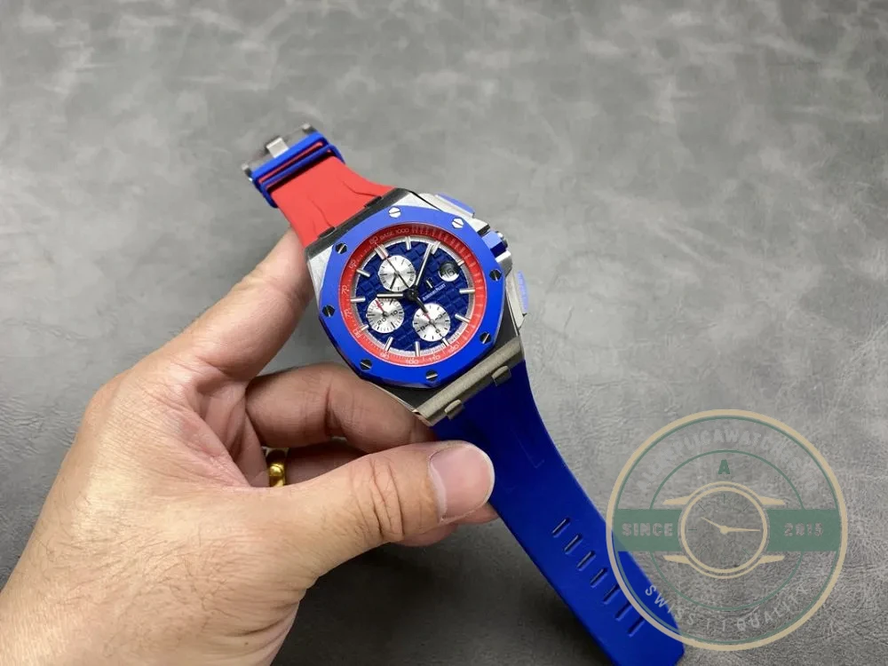 Replica Audemars Piguet Royal Oak Offshore Bright Blue Dial 44mm 26400SO.OO.A502CA.01 - Factory Super Clone Watch