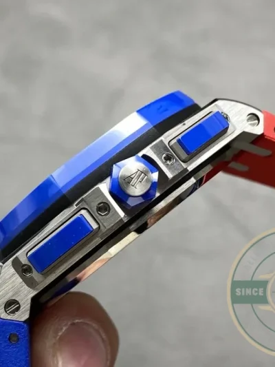Replica Audemars Piguet Royal Oak Offshore Bright Blue Dial 44mm 26400SO.OO.A502CA.01 - Affordable Super Clone Watch