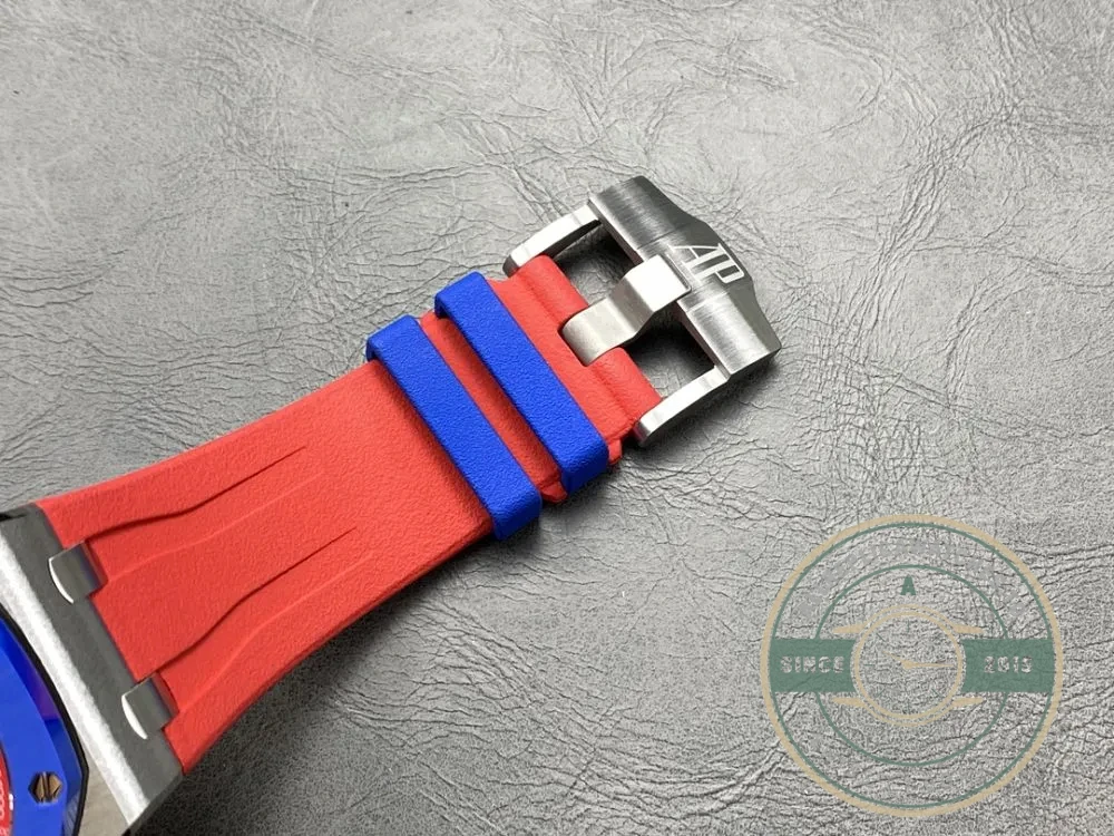 Replica Audemars Piguet Royal Oak Offshore Bright Blue Dial 44mm 26400SO.OO.A502CA.01 - Top-Tier Swiss Replica Watch