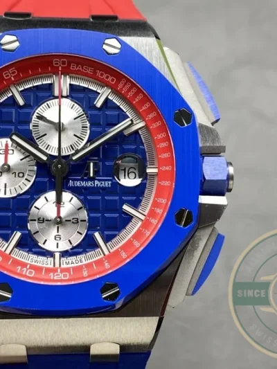 Replica Audemars Piguet Royal Oak Offshore Bright Blue Dial 44mm 26400SO.OO.A502CA.01 - Swiss Movement Replica Watch