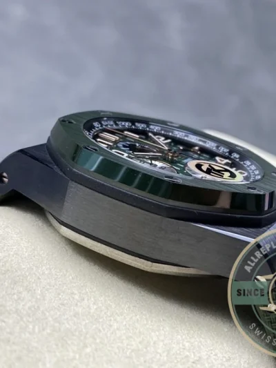Replica Audemars Piguet Royal Oak Offshore Forest Green Dial 44mm 6405CE.OO.A056CA.01 - Affordable Luxury Replica Timepiece