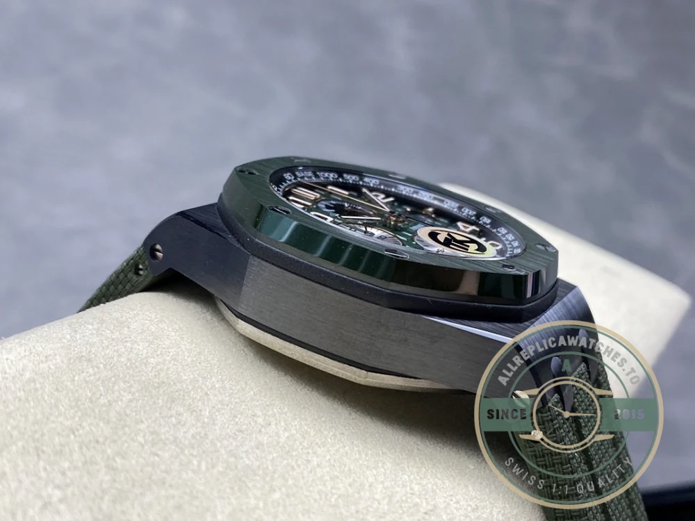 Replica Audemars Piguet Royal Oak Offshore Forest Green Dial 44mm 6405CE.OO.A056CA.01 - Affordable Luxury Replica Timepiece
