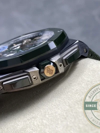 Replica Audemars Piguet Royal Oak Offshore Forest Green Dial 44mm 6405CE.OO.A056CA.01 - Affordable Super Clone Watch