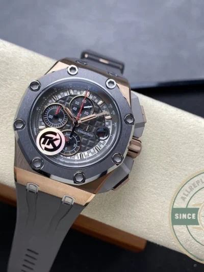 Replica Audemars Piguet Royal Oak Offshore Grey Mega Dial 44mm 26568OM.OO.A004CA.01 - Luxury Replica Watch
