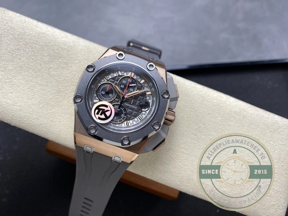 Replica Audemars Piguet Royal Oak Offshore Grey Mega Dial 44mm 26568OM.OO.A004CA.01 - Luxury Replica Watch