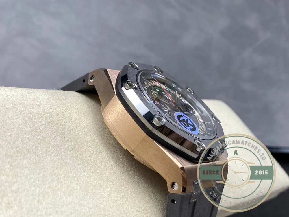 Replica Audemars Piguet Royal Oak Offshore Grey Mega Dial 44mm 26568OM.OO.A004CA.01 - Best Quality Replica Watch
