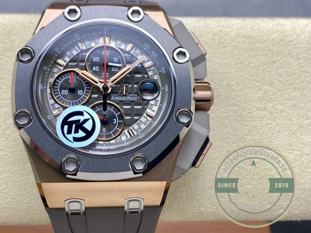 Replica Audemars Piguet Royal Oak Offshore Grey Mega Dial 44mm 26568OM.OO.A004CA.01 - Affordable Luxury Replica Timepiece