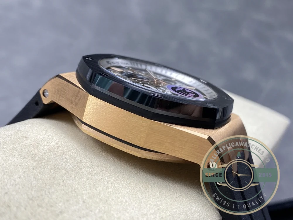 Replica Audemars Piguet Royal Oak Offshore Grey Rose Gold Dial 44mm 26568OM.OO.A004CA.01 - Luxury Replica Watch