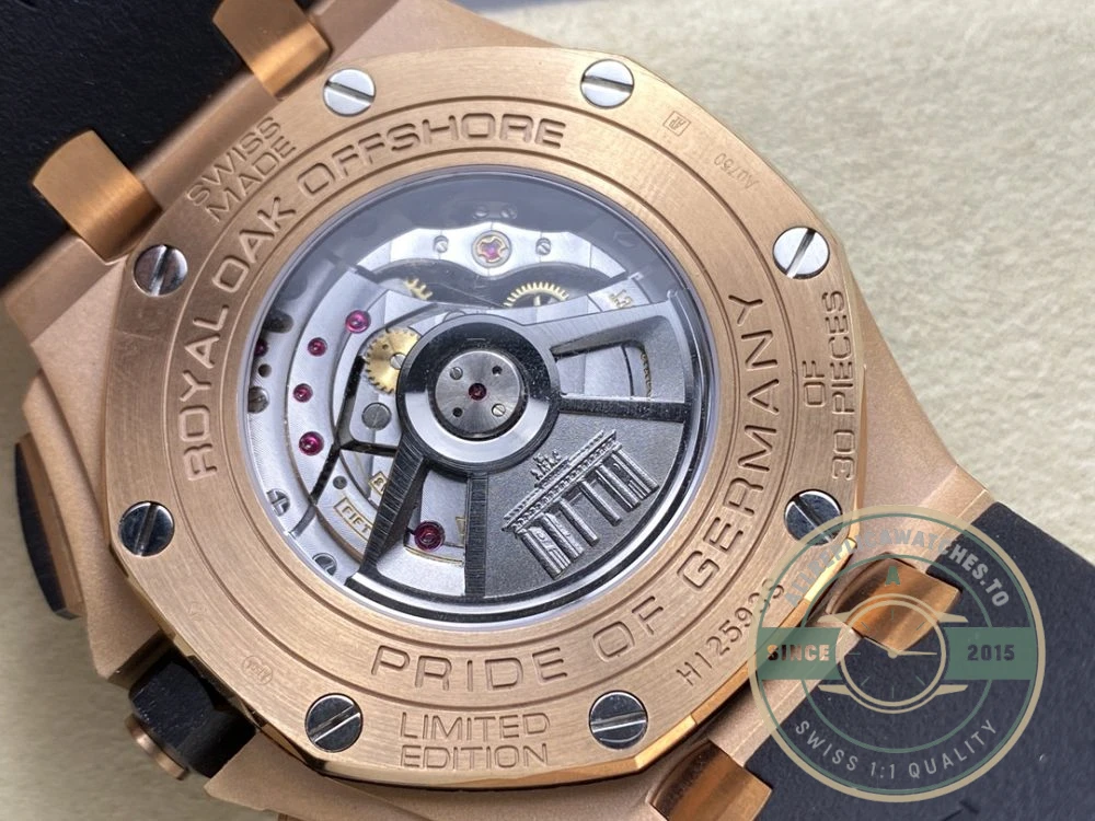 Replica Audemars Piguet Royal Oak Offshore Grey Rose Gold Dial 44mm 26568OM.OO.A004CA.01 - Top-Tier Swiss Replica Watch