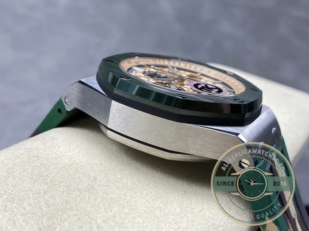 Replica Audemars Piguet Royal Oak Offshore Khaki Gold Dial 44mm 26400SO.OO.A054CA.01 - Luxury Replica Watch