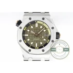 Replica Audemars Piguet Royal Oak Offshore Khaki Green Dial 42mm 15720ST.OO.A052CA.01 - Budget Luxury Replica Watch