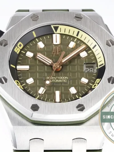 Replica Audemars Piguet Royal Oak Offshore Khaki Green Dial 42mm 15720ST.OO.A052CA.01 - Factory Super Clone Watch