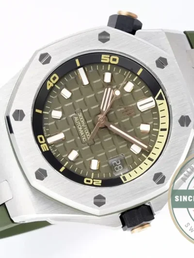 Replica Audemars Piguet Royal Oak Offshore Khaki Green Dial 42mm 15720ST.OO.A052CA.01 - Factory Super Clone Watch