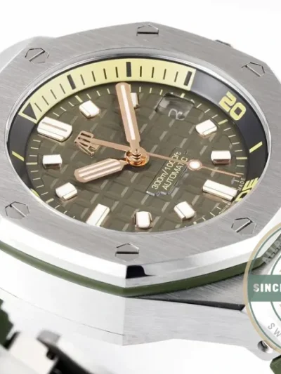 Replica Audemars Piguet Royal Oak Offshore Khaki Green Dial 42mm 15720ST.OO.A052CA.01 - Premium Super Clone Watch