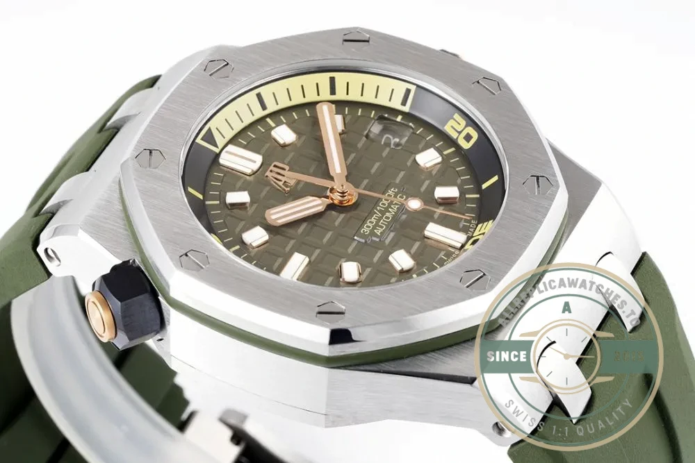 Replica Audemars Piguet Royal Oak Offshore Khaki Green Dial 42mm 15720ST.OO.A052CA.01 - Premium Super Clone Watch