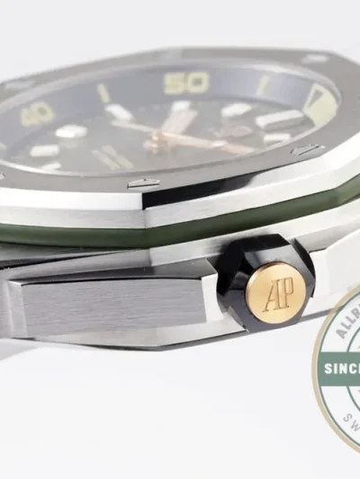 Replica Audemars Piguet Royal Oak Offshore Khaki Green Dial 42mm 15720ST.OO.A052CA.01 - Swiss-Made Clone Watch