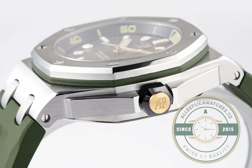 Replica Audemars Piguet Royal Oak Offshore Khaki Green Dial 42mm 15720ST.OO.A052CA.01 - Swiss-Made Clone Watch