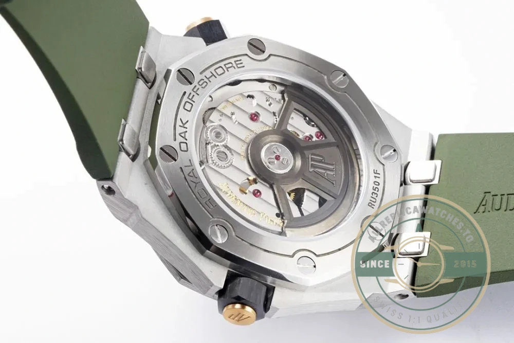 Replica Audemars Piguet Royal Oak Offshore Khaki Green Dial 42mm 15720ST.OO.A052CA.01 - Affordable Luxury Replica Timepiece