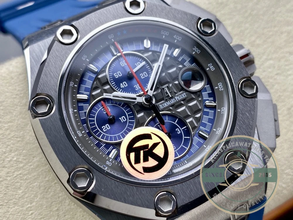 Replica Audemars Piguet Royal Oak Offshore Mega Tapisserie Dial 44mm 26470ST.OO.A027CA.01 - Top-Tier Swiss Replica Watch
